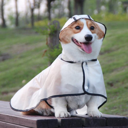 TPU Waterproof Dog Raincoat