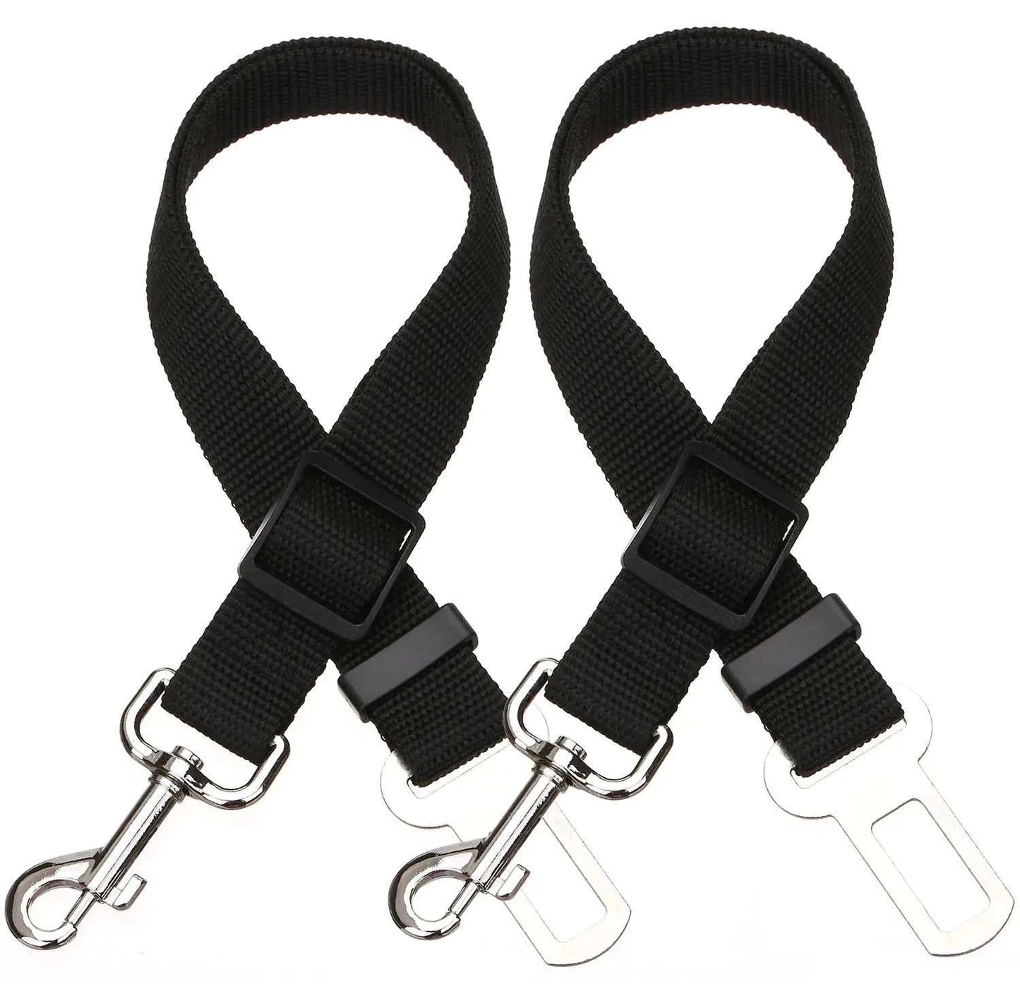 2 Pack Adjustable Pet Seat Belts