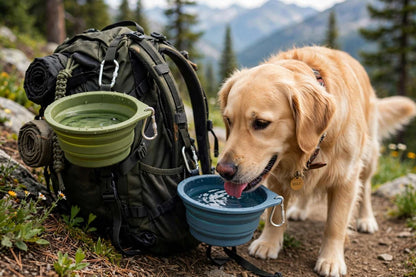 Collapsible Travel Dog Bowls (2 Pack)