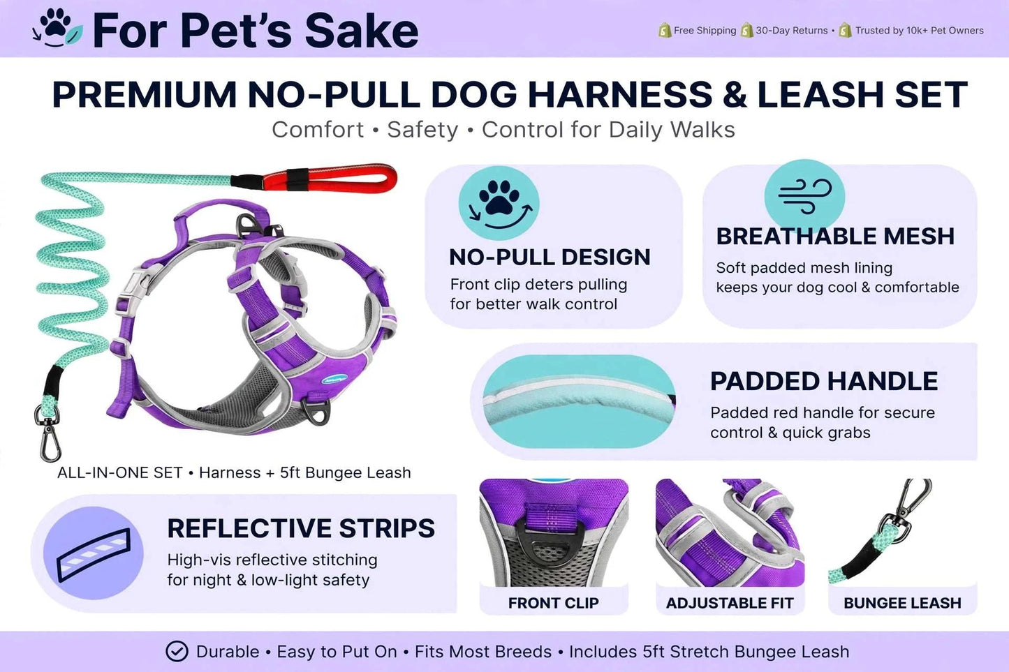 ThinkPet No Pull Harness Set