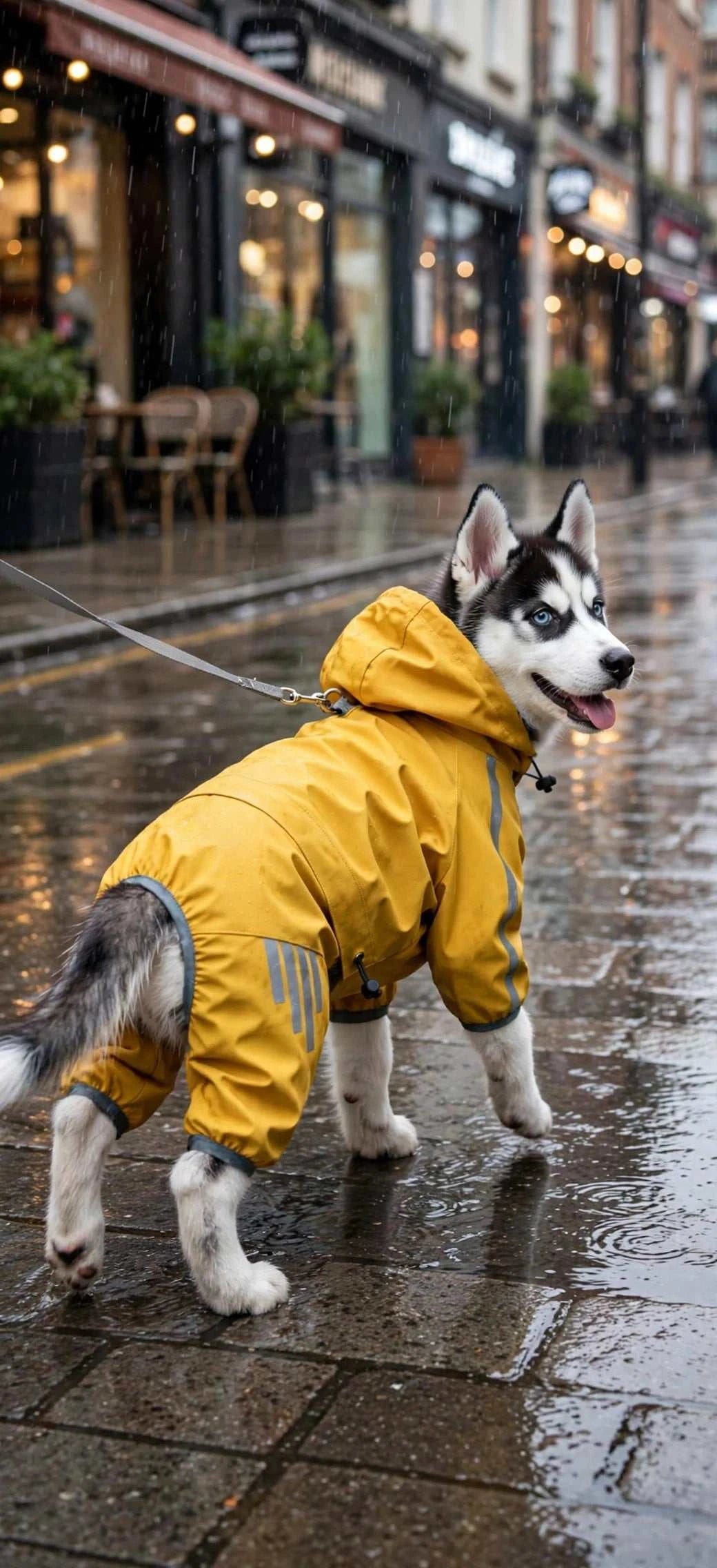 Reflective Dog Raincoat