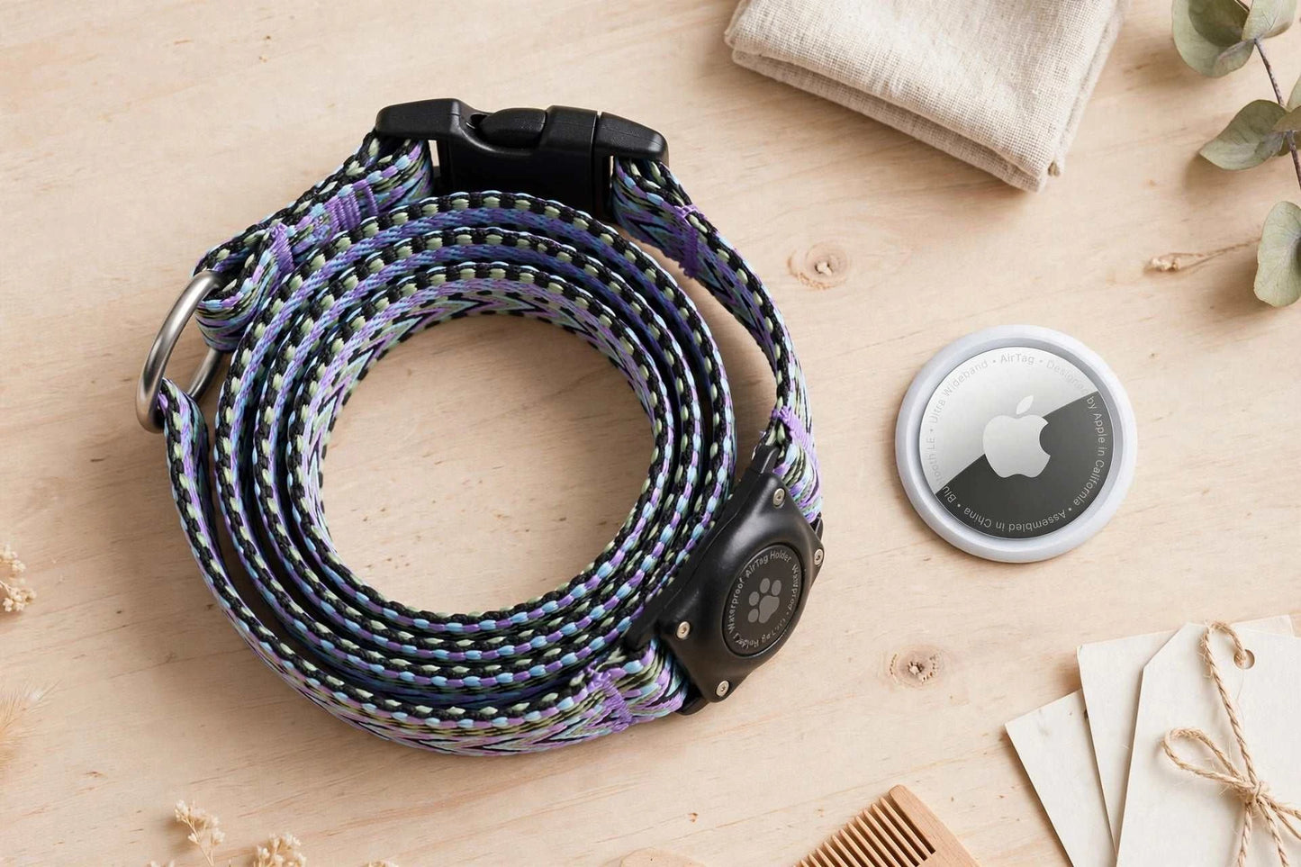 Waterproof AirTag Dog Collar